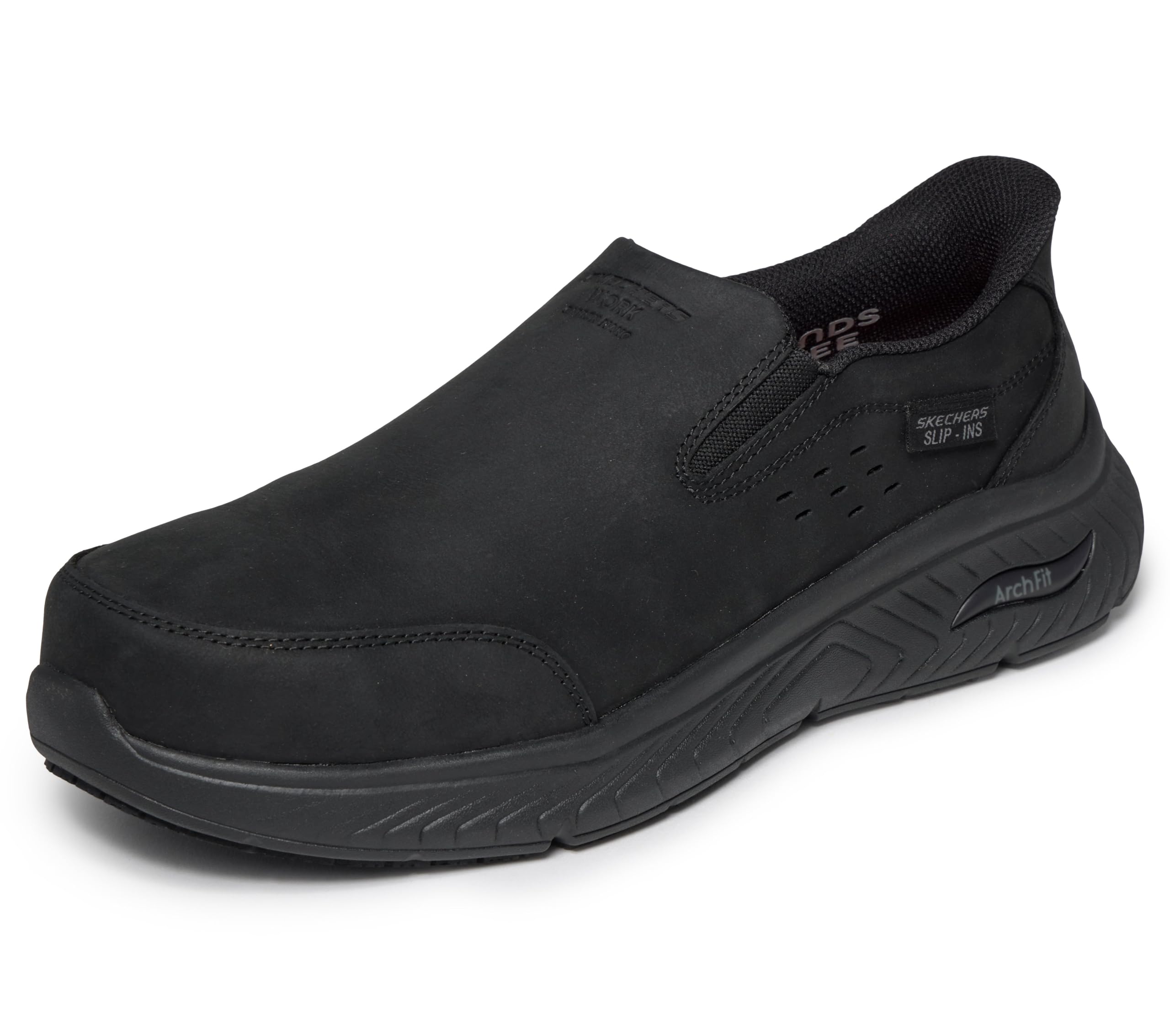 Skechers for Work Arch Fit Crosser SR Safety Toe Slip Ins