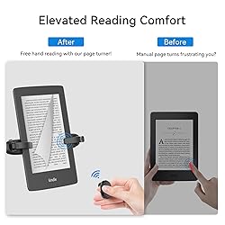 [2 Clips] Finger Ring Page Turner for