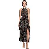 Donna Morgan Womens Holiday Foil Glitter Shimmer Metallic Dress Occasion Party Guest of
