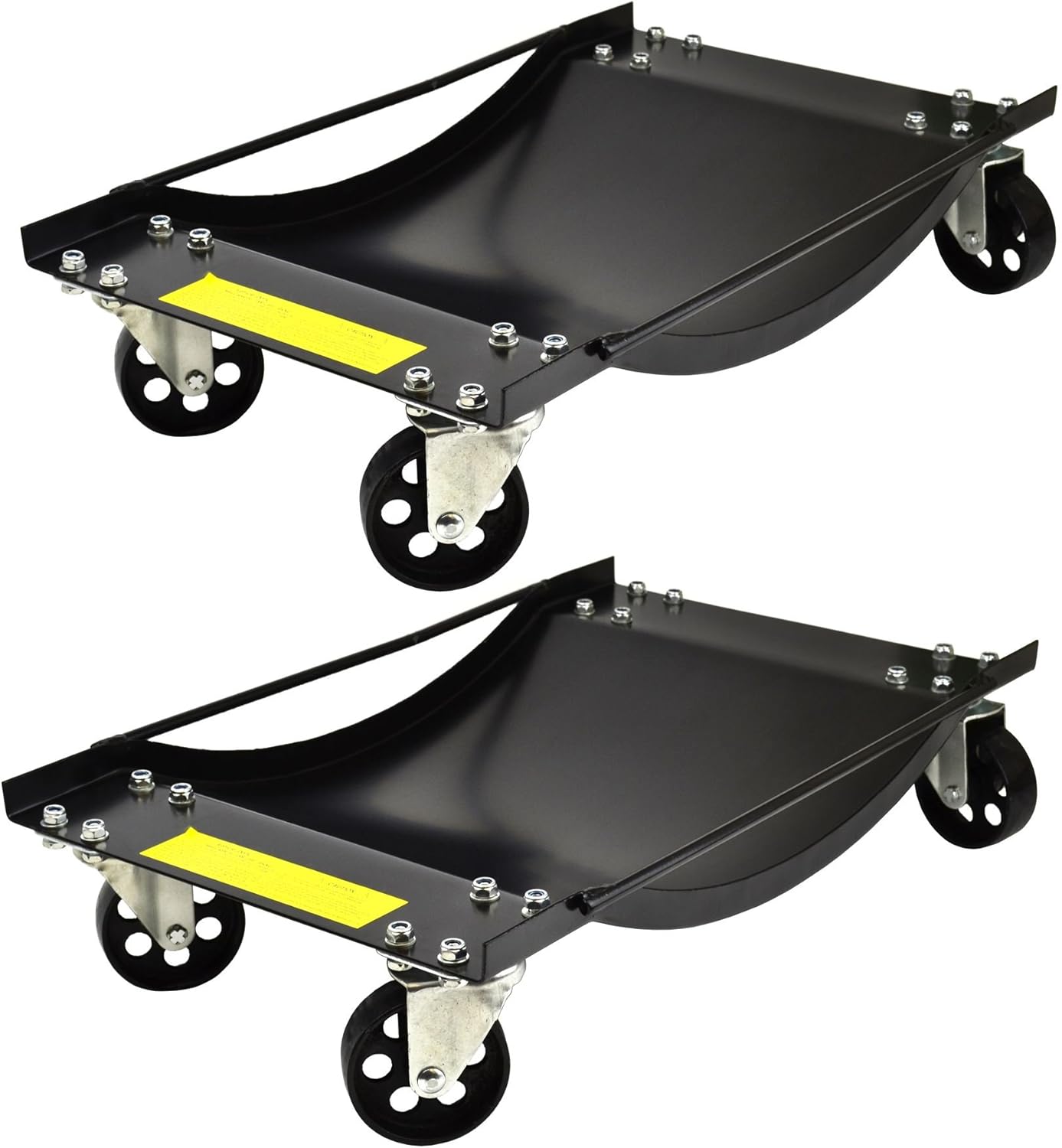 PAIR Wheel Dollies Skate Car Van Positioning Trolley 450kg Recovery