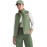 THE NORTH FACE Women's Thermoball Vest | Lightweight Zip Up Vest With Synthetic Insulation, Wind Resistant & Water Repellent