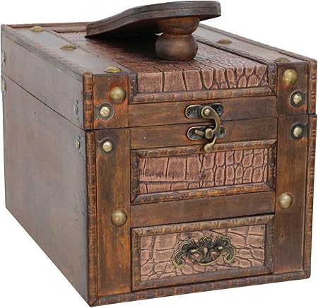 Caja para Limpieza del Zapatos Estilo Antiguo: Amazon.es: Hogar