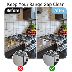 Stove Gap Covers Stainless Steel, 2 Pack, Stove Gap