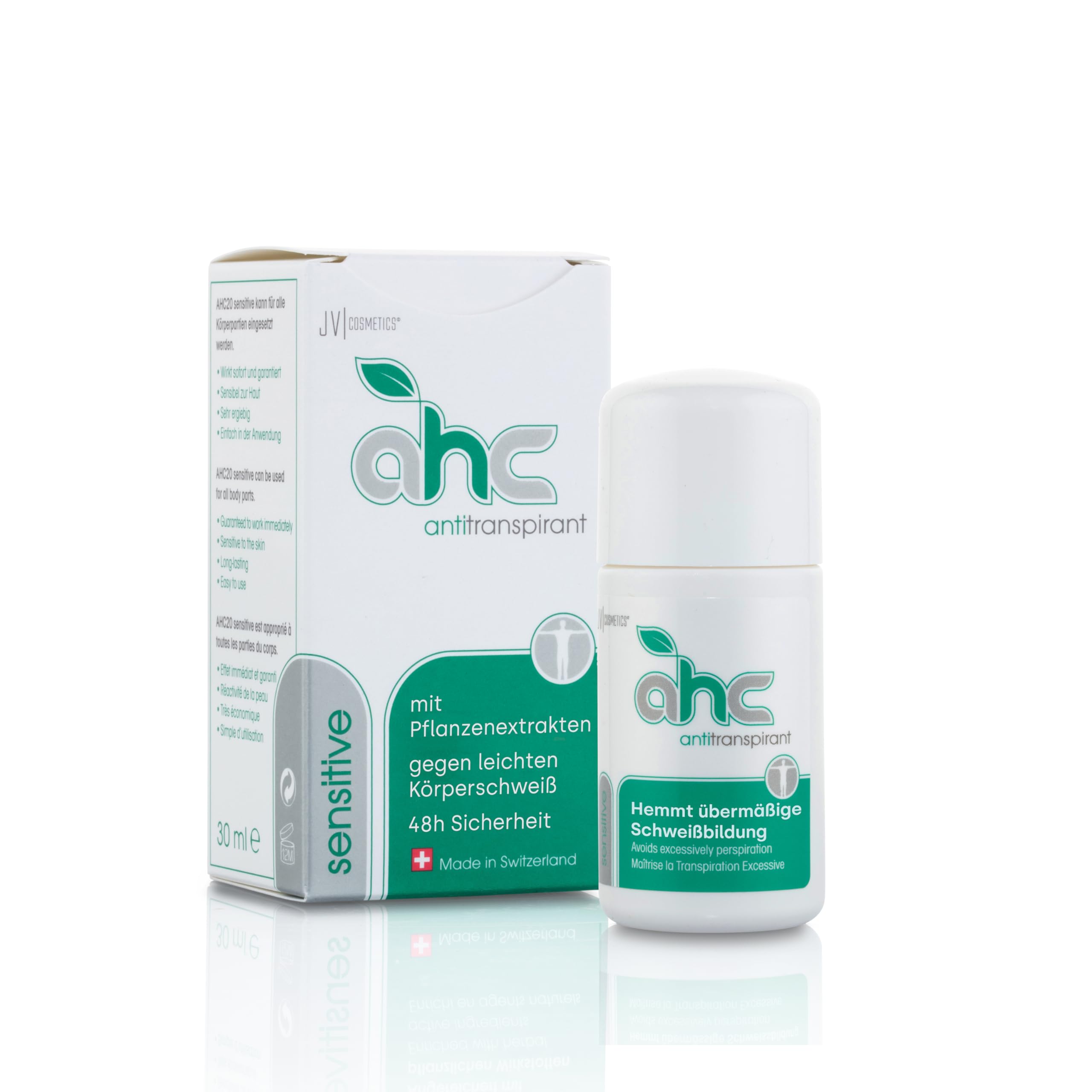 JV Cosmetics - AHC sensitive Antiperspirant (30 ml) - for sensitive skin
