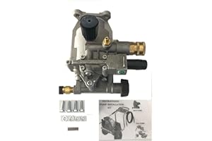 SPEUNI KEXMY EXCELL DEVILBISS Pressure Washer KIT Replacement Pump A01801, A14292, D28744, Models XR2500 XR2625 XR2600 XC2600 EXHA2425 Radial Pump, Horizontal 7/8 Shaft *