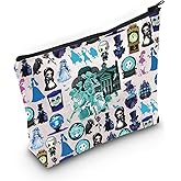 PXTIDY H Horror M Role Makeup Bag H Movie Lover Gift Welcome Mortals Foolish Zipper Bag Halloween Party Gift