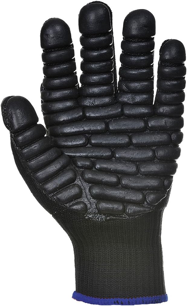 Portwest A790 Work Gloves Specialist Anti Vibration Glove Black, Large, L (Pack of 2) - Image 3