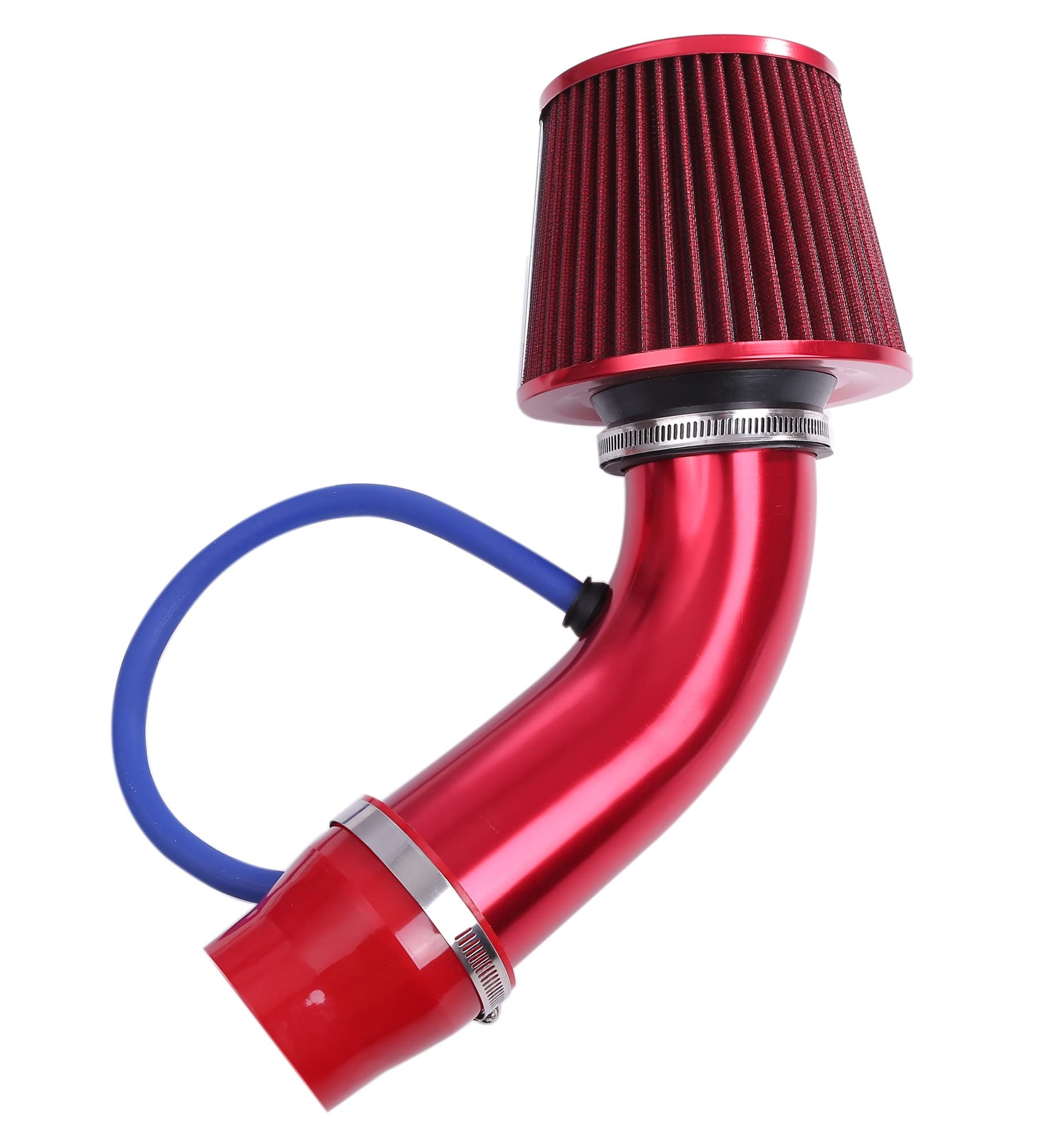 Plastic Air Intake Pipe Compatible With Civic 92-00 EK EG With Air Filter Intake Pipe Black
