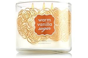 Bath & Body Works 3 Wick Candle 14.5 Oz Warm Vanilla Sugar