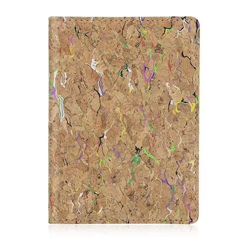 ALLY-MAGIC Passport Holder Cover, Wood Grain PU Leather Passport Cover Travel Wallet Case Organiser for Women Men Passport Credit Card, Money, Business Cards, Boarding Passes Y7MWHZJ