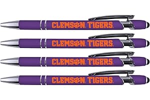 Greeting Pen Clemson Soft Touch Coated Metal Pen 4 Pack (4012)
