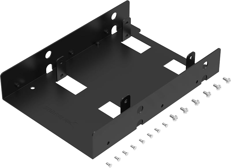 Sabrent 2.5 Inch to 3.5 Inch Internal Hard Drive Mounting Bracket Kit BK-HDDF