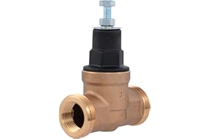 Cash Acme EB45 Pressure Regulating Valve, 3/4 Inch NPT Threaded, Poly Top, 60 PSI, PVA16P-DTH-60