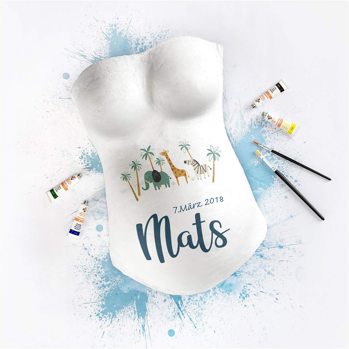 reer - MommyLine Baby Belly Plaster Cast Kit, Beautiful Reminder of Pregnancy and Bump