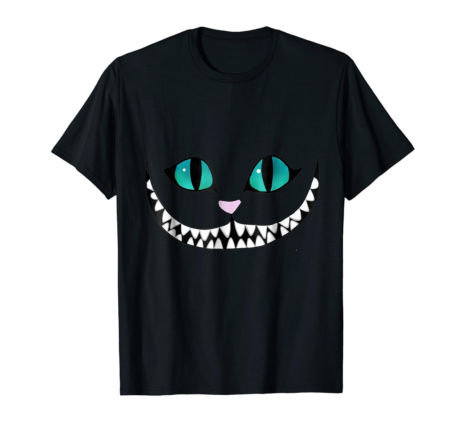 Cheshire Cat TShirt Cats Tshirt Smiling Graphic TeeAZP anzpets
