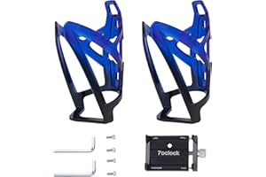 MAKELEN 2 Pack Bike Water Bottle Holder - Lightweight and Strong Bicycle Water Bottle Cage Bike Bottle Holder for Road and Mountain Bikes (MTB) - Universal Bottle Cage