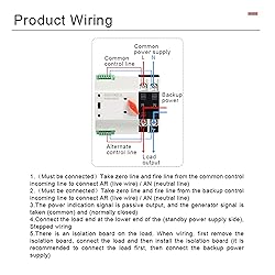 GAEYAELE Mini ATS Automatic Transfer Switch Dual