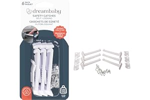 Dreambaby Safety Catches, 6-Pack, White