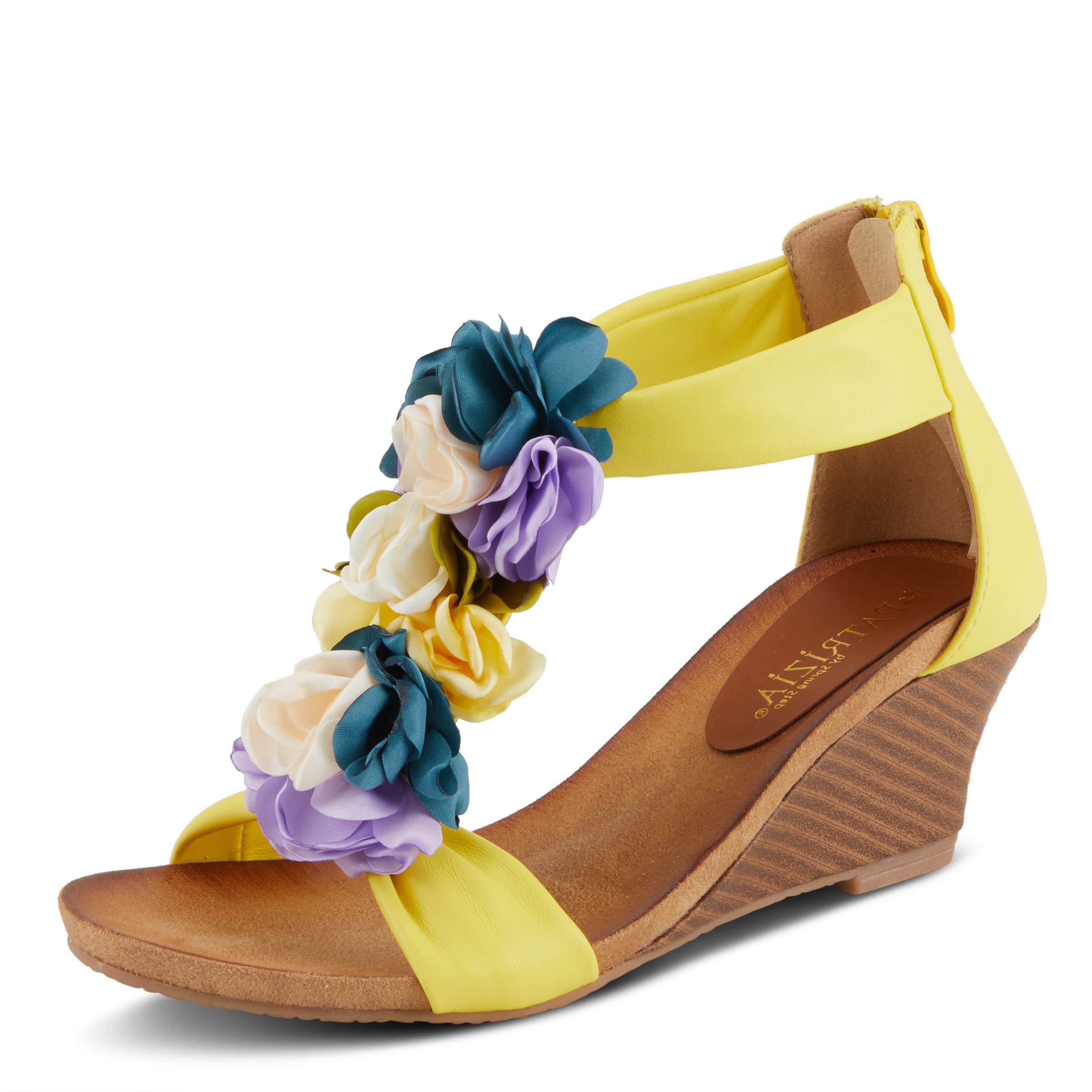 PATRIZIA Women's Begonia Wedge Sandal Yellow Multi