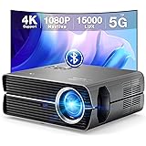 Projector with WiFi and Bluetooth, ASAKUKI Native