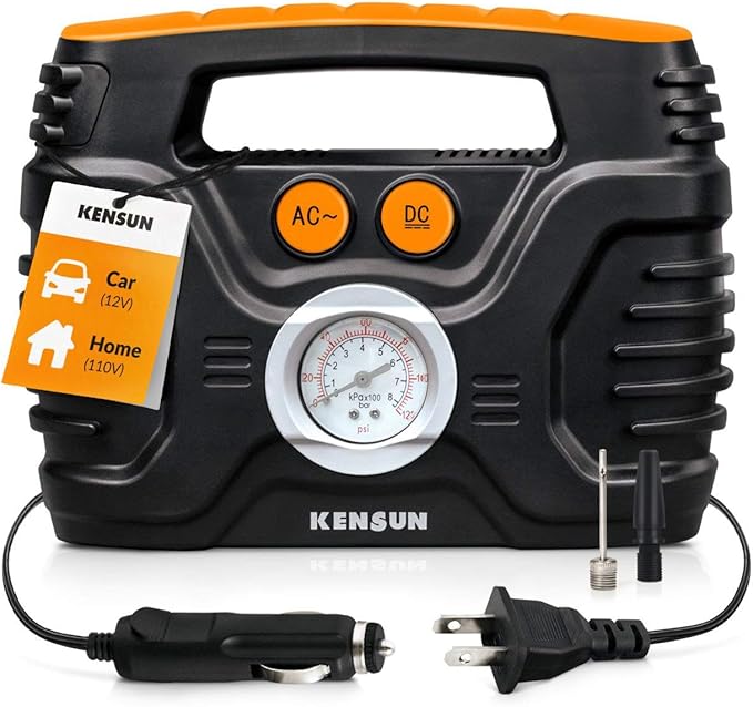 portable tire pressure pump