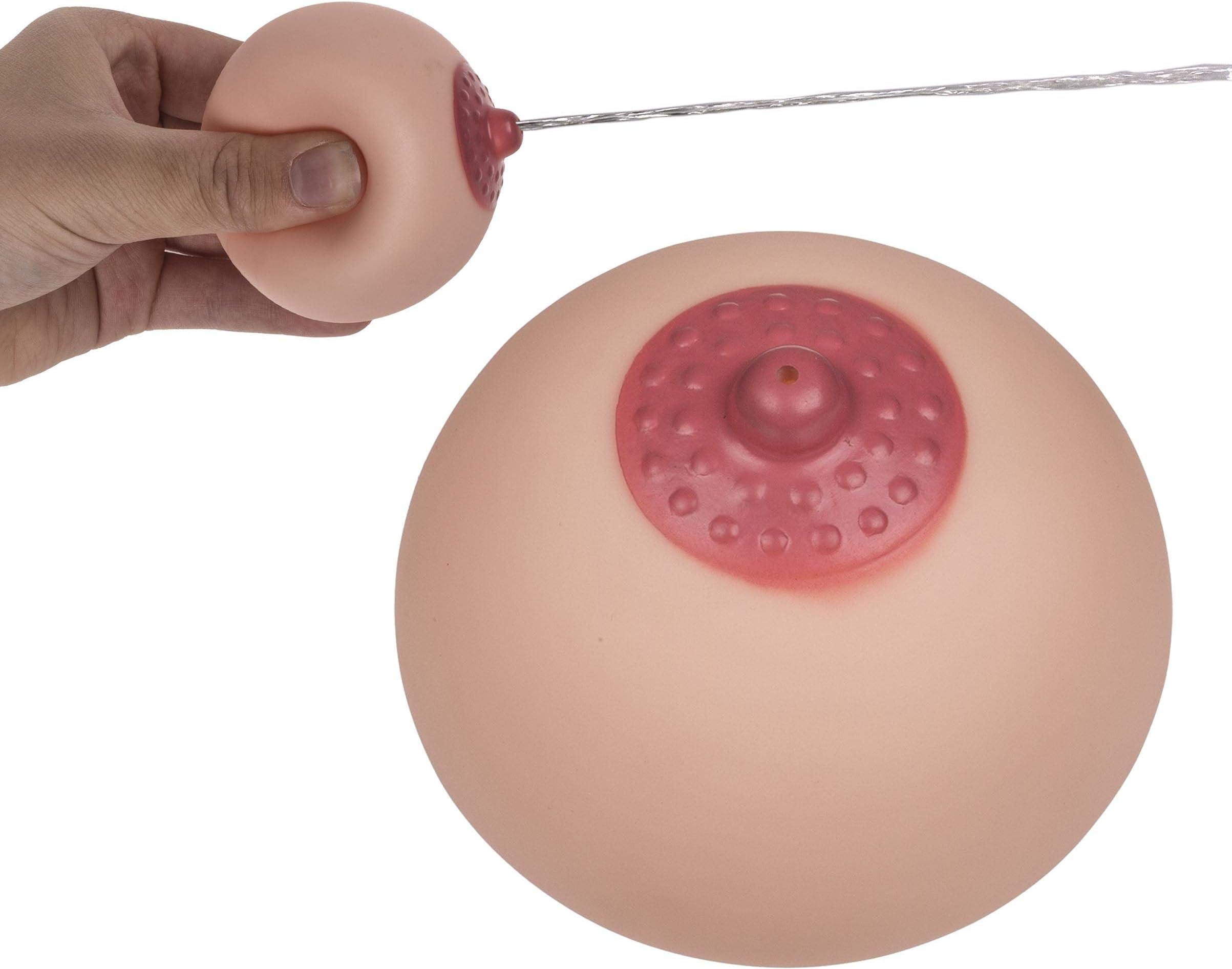 Ultimate Present Gift. Squirting Breast Ball. Perfect Cheeky Fun
