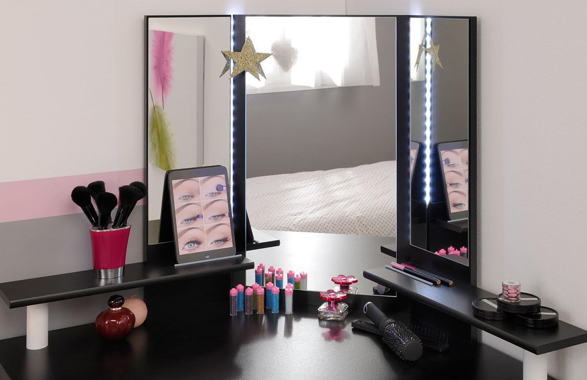 parisot corner vanity dresser