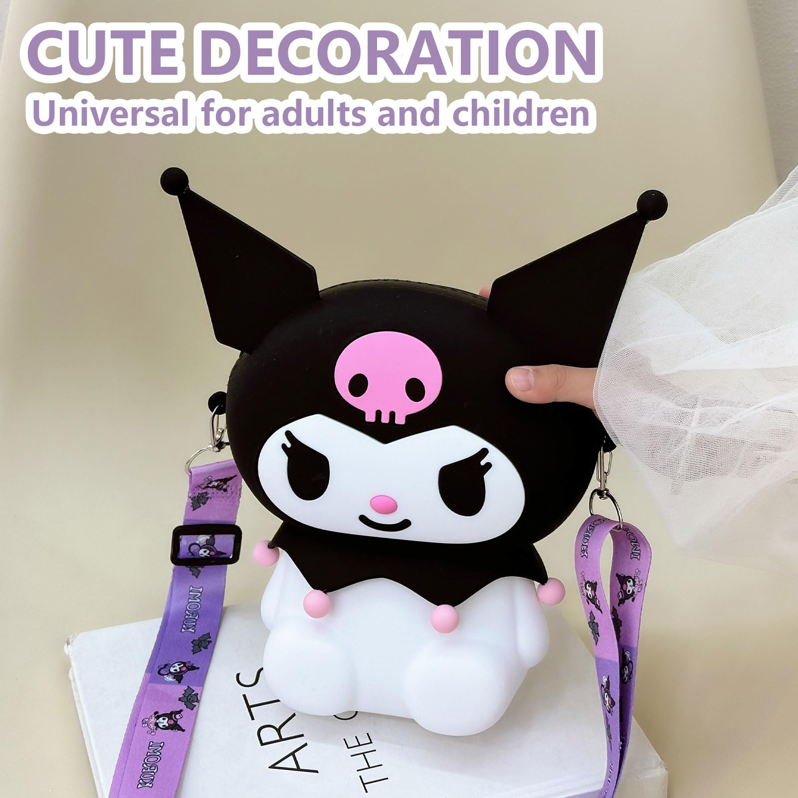 Kawaii Crossbody Bag Cute Cartoon Shoulder Bag Anime Wallet Lovely Accessories for Girls Birthday Gifts