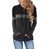 Lylinan Womens Cozy Textured Sweaters Fall Fashion Hoodies Trendy Outfits S-XXL
