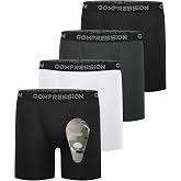 Dalavch 4 Pack Youth Boys Sliding Compression Shorts with Protective Cup | Soft, Comfy, Lightweight, Stretch, Supporter, Sports, Athletic, Football, Baseball, Lacrosse, Hockey, for boys