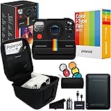 Polaroid Originals Now+ Plus 2nd Generation Bluetooth I-Type Instant Camera with Bonus Lens Filter Kit, 16 Color Film Photos 