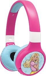 LEXIBOOK Barbie 2-in-1 Bluetooth Wired Headset with Mic Long Battery HPBT010BB view 2