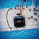 ELEGOO 0.96In OLED Display 128x64 I2C 3Pcs Blue Yellow Driver for Arduino view 6