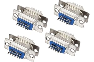 TUCKBOLD DB15 15-Pin 3-Row Male to Female Connector VGA Cable Adapter 4sets Automotive Parts