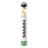 Reeves Acrylic Paint Brushes with Hort Handles