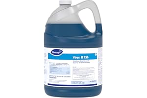 VIREX Diversey II 256 04332. Liquid Disinfectant Cleaner and Deodorant, Hospital Grade Floor Cleaner with Mint Scent, Concentrate, 1-Gallon