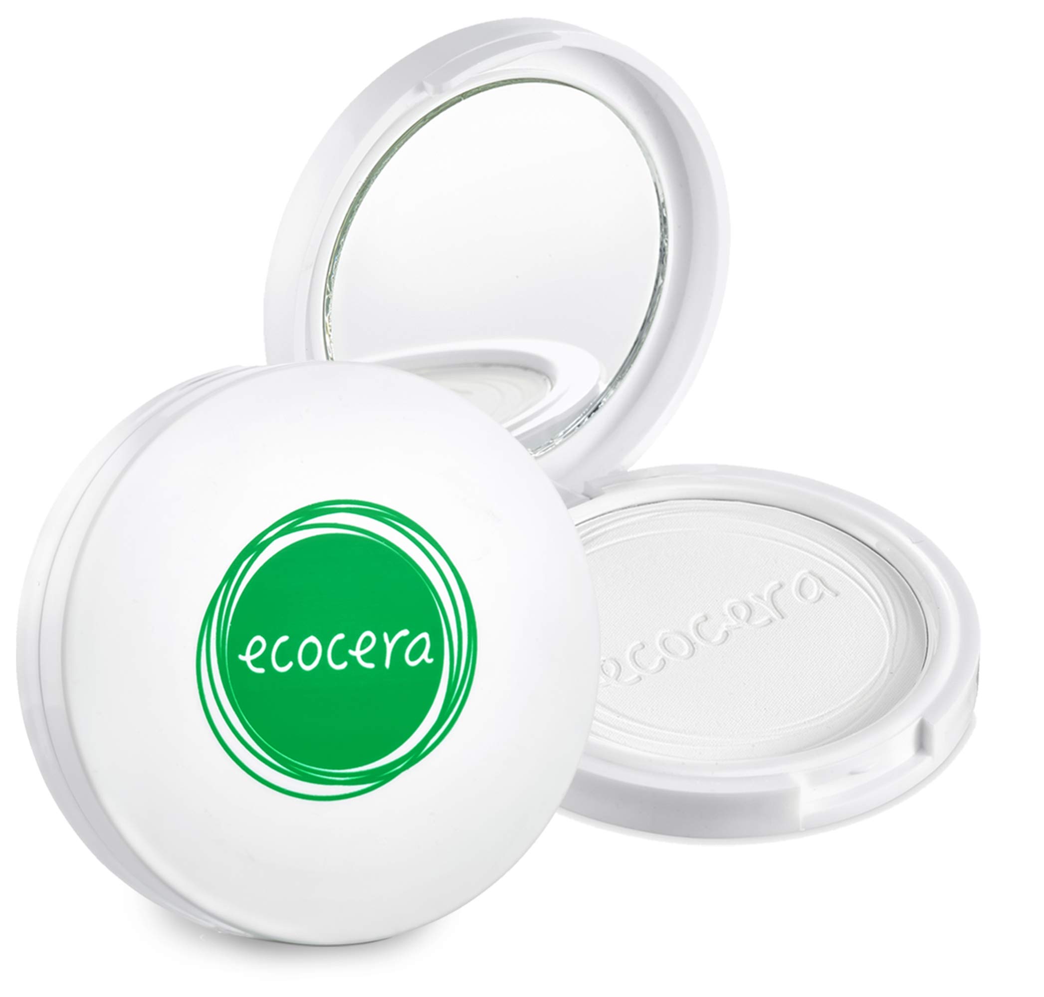 ECOCERA Face Setting Powder Transparent Bamboo Pressed Powder Hypoallergenic Natural Vegan 10g