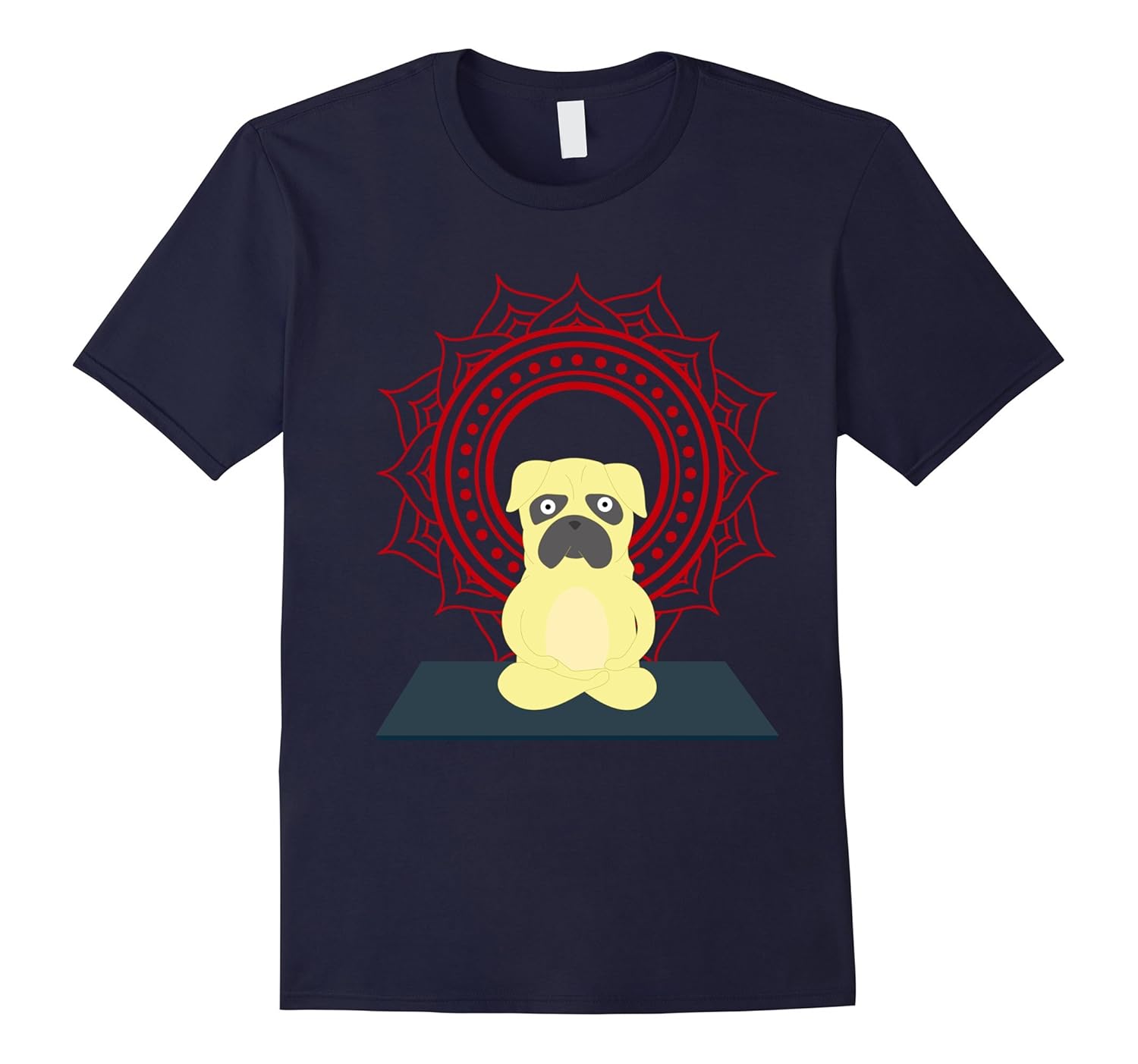 Yoga Shirt For Kids. Pug Gift From Dad/Mom For Son/Daughter.-Rose