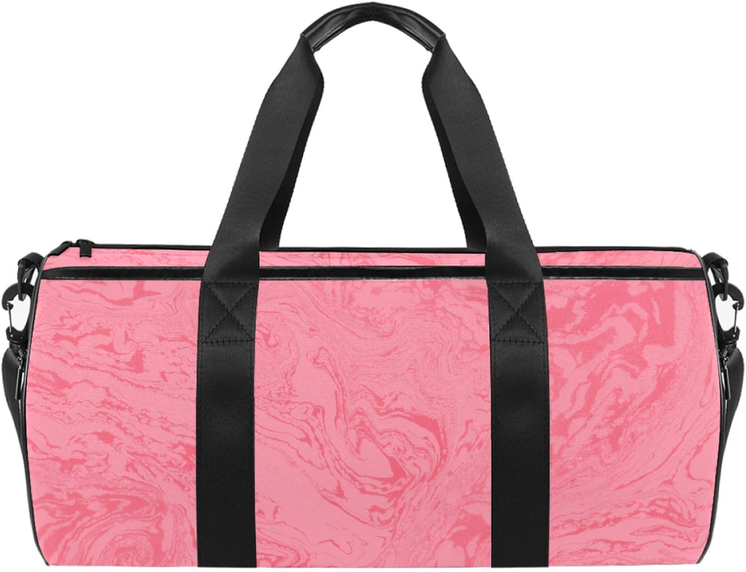 ASDFSD Pink Sport Bag Travel Duffel Gym Bag for Women Men Travel Sport