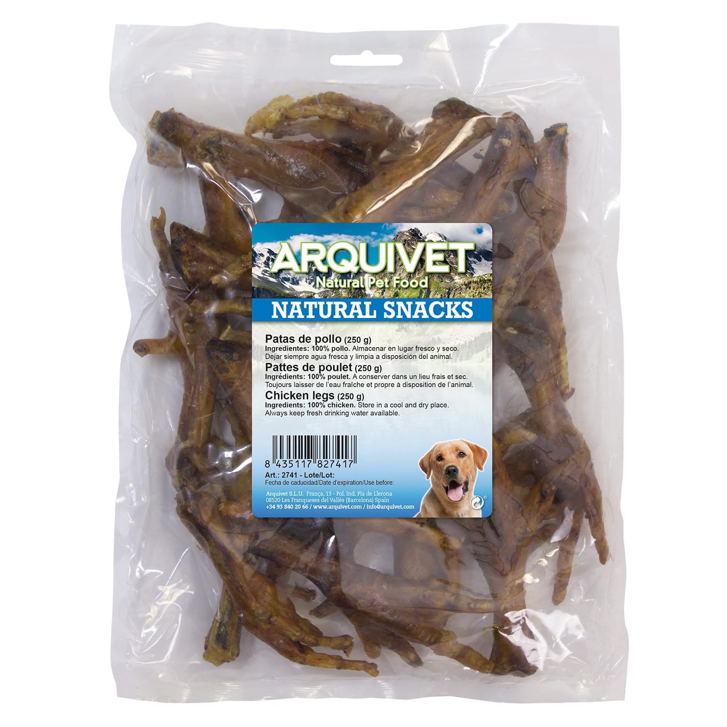 Arquivet Chicken Feet 250 Grs – 250 gr