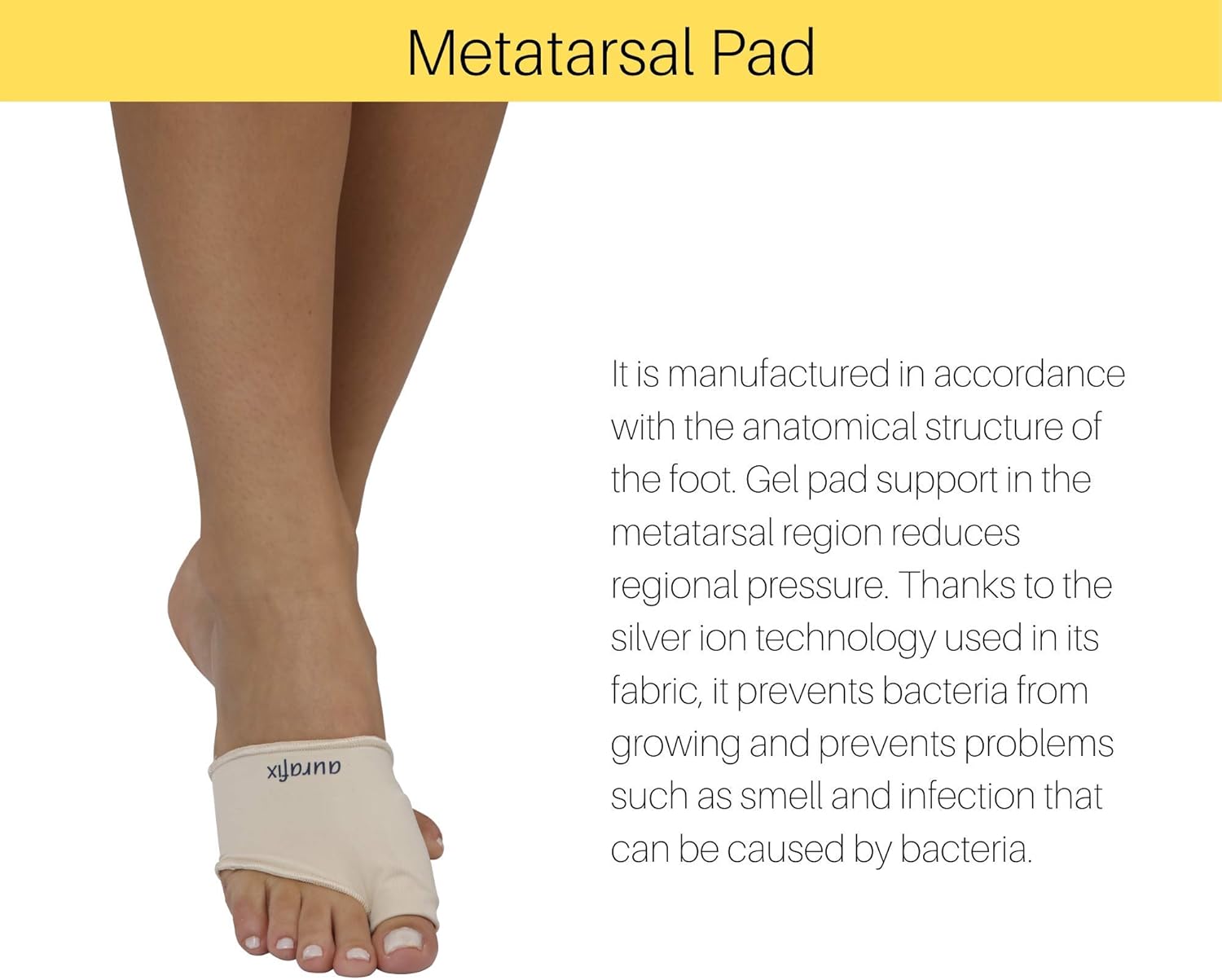 Metatarsal Pads for Women and Men, Metatarsal Foot Pads, Soft Fabric Compression Sleeves and Gel Cushion for Ball of Feet Support for Morton's Neuroma and Bunion (M): Health & Personal Care