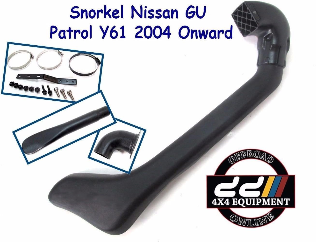 WFJ Snorkel Kit Air Intake for Nissan Patrol GU Series 4 Onwards 04 4WD Diesel & Petrol