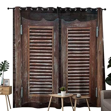 Duschvorhange Rustic Window Treatment Western Decor Swinging Wood