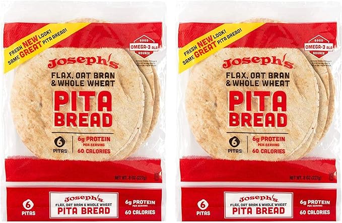 Joseph S Son D Avoine Et Mini Pain Pita 8 Oz Paquet De 2 Amazon