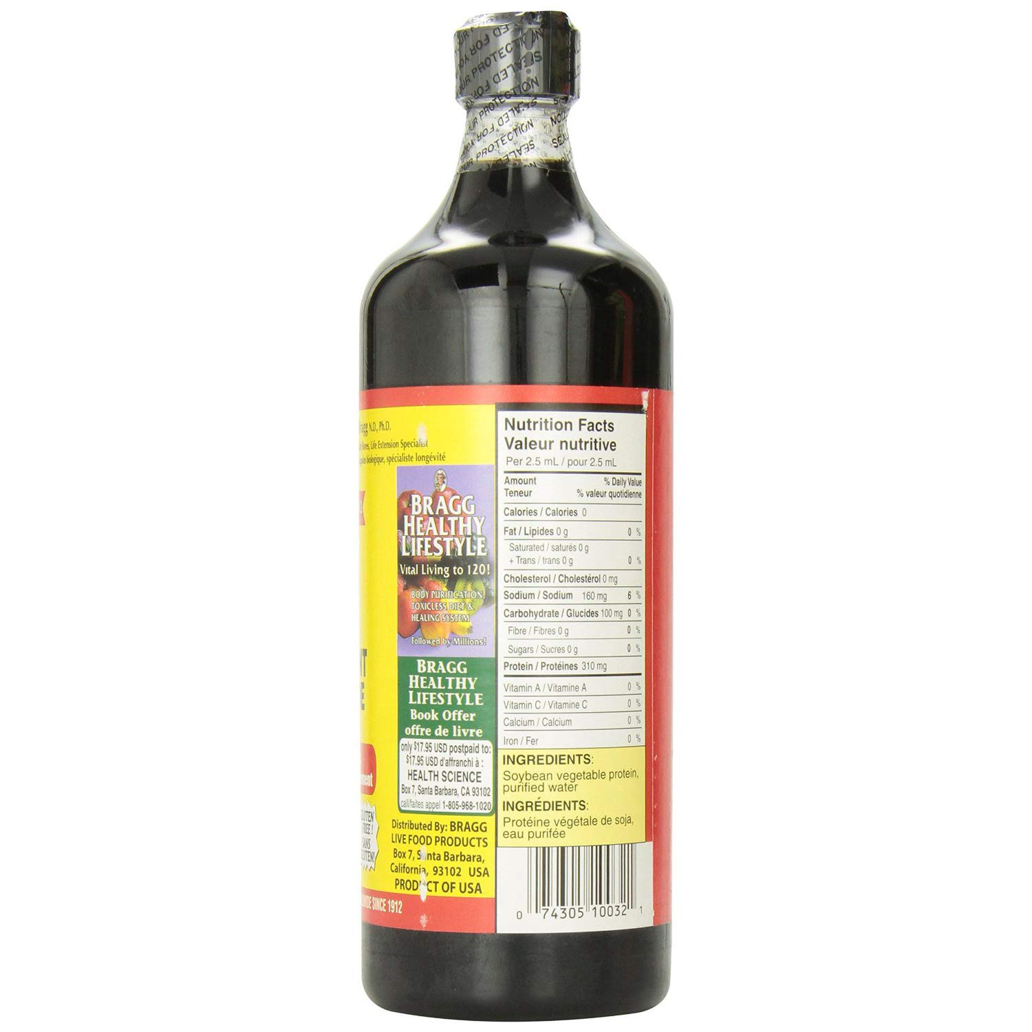 Amazon Com Bragg Liquid Aminos All Purpose Seasoning 32 Fl Oz Grocery Gourmet Food