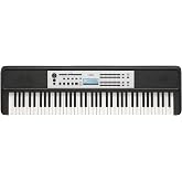 Yamaha YPT-W320 76 Touch Sensitive Key Portable Keyboard for Beginners with Music Rest, Power Adapter