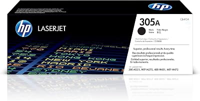 HP CE410A Toner Cartridge 305A Black Original LaserJet Printer Cartridge