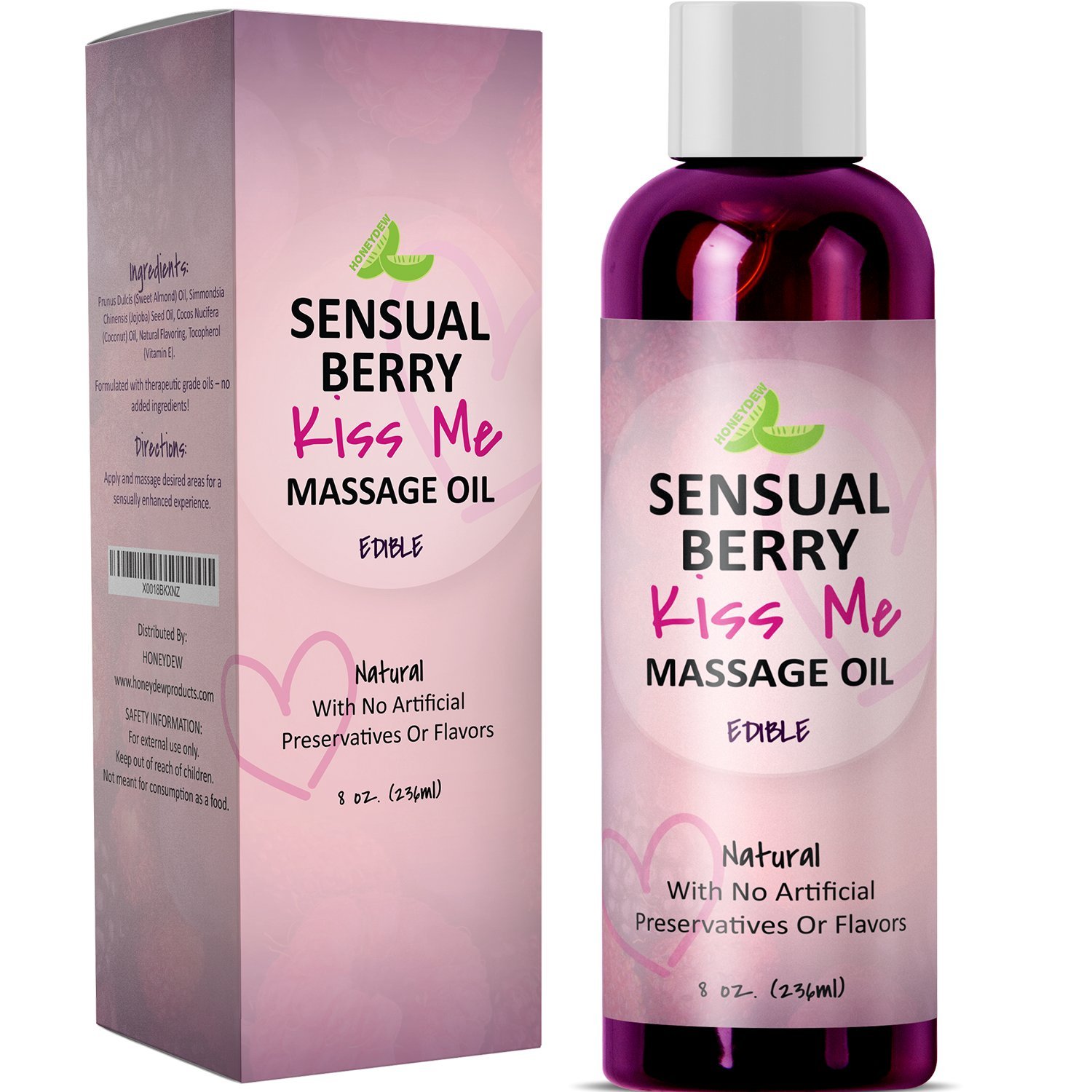 Aromatherapy Kiss Me Edible Massage Therapy Oil Sensual Massage Oil