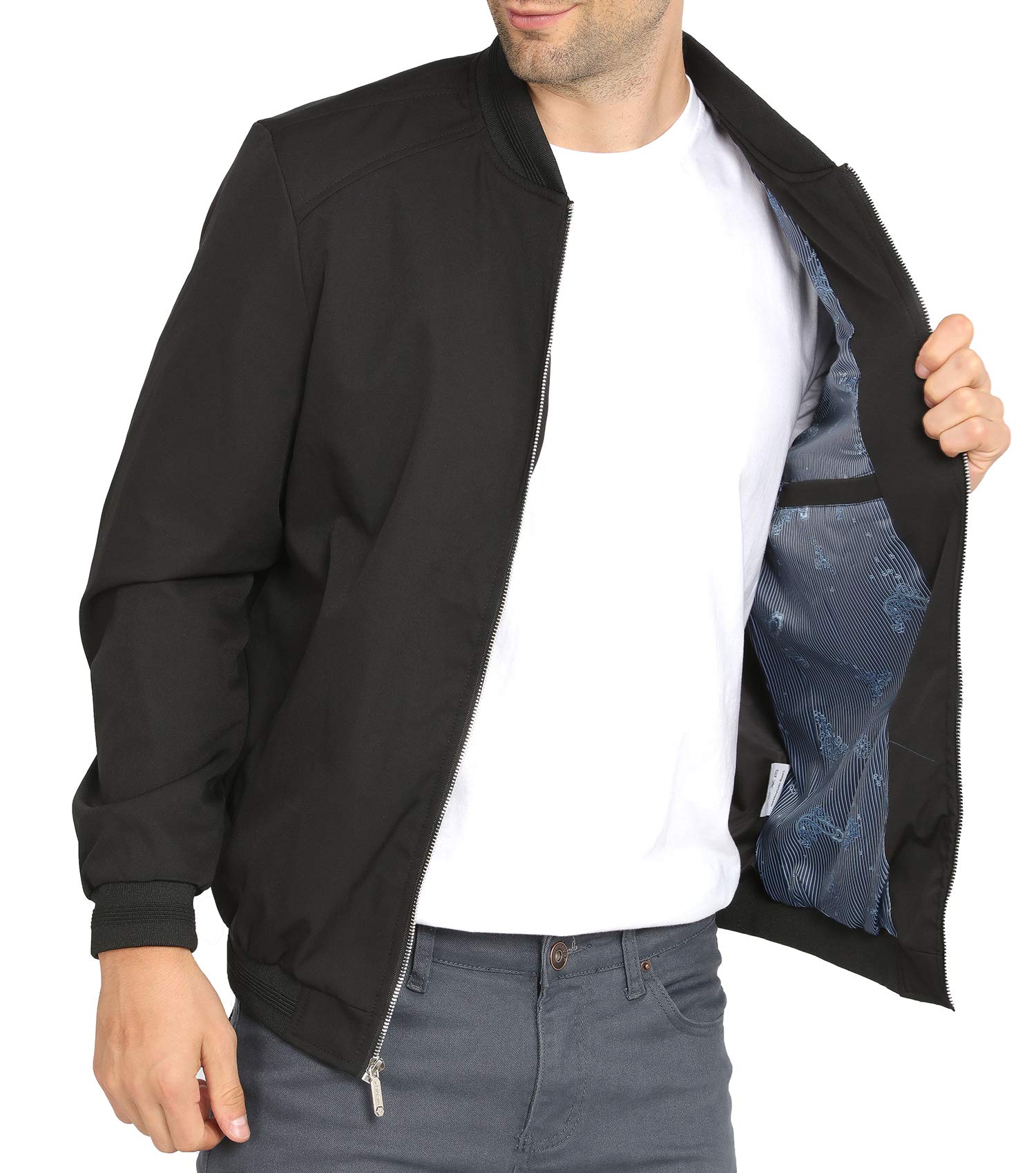 Wulful Mens Casual Lightweight Jacket Softshell Flight 