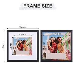 Vittanly 12x12 Picture Frame, Engineered Wood with